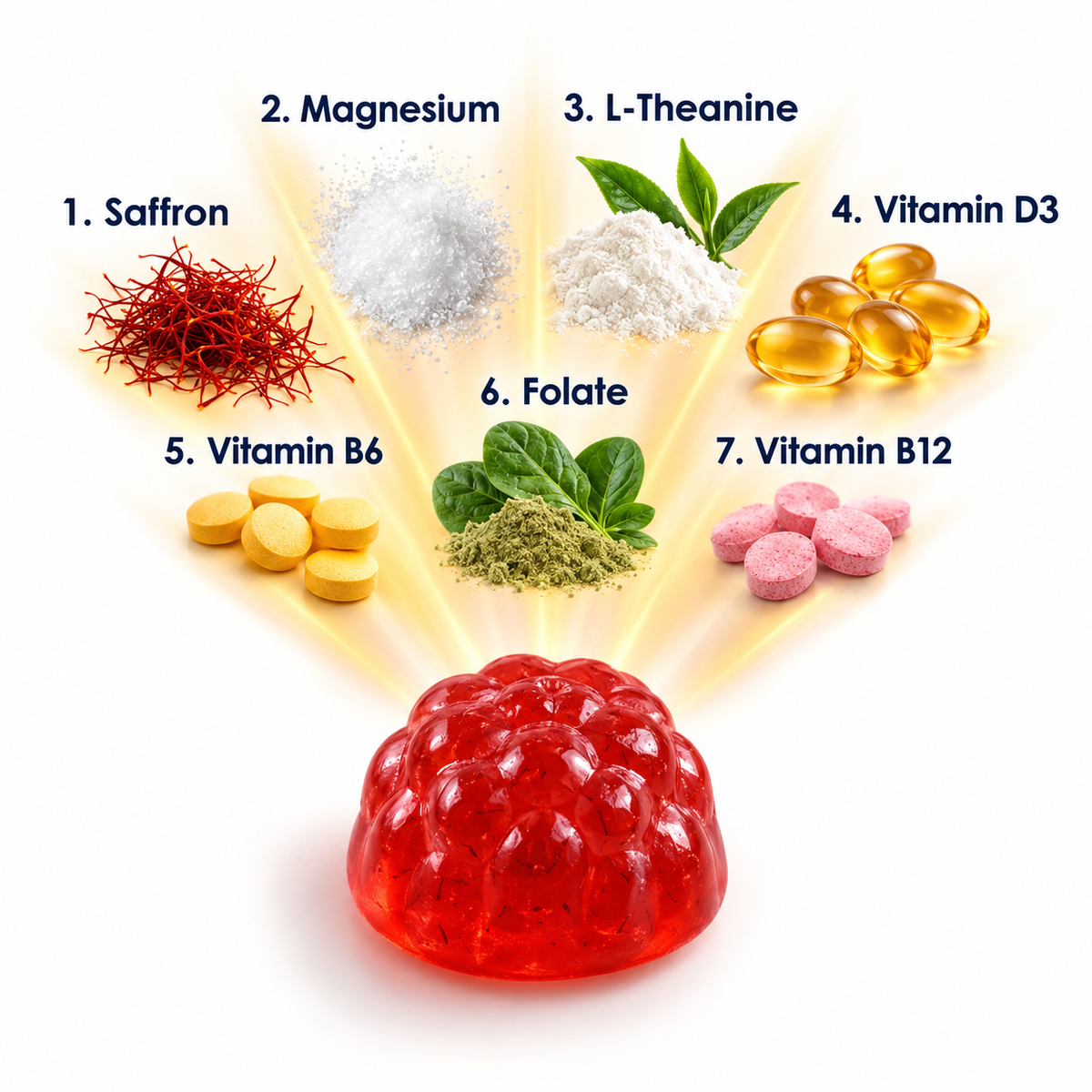 Natural ingredients in the gummies