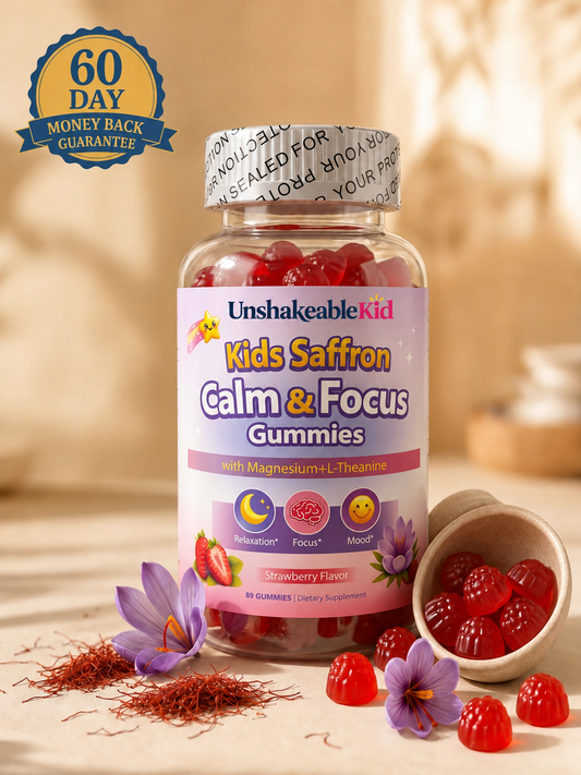 Natural - Saffron Gummy  Mood + Focus Support for Kids